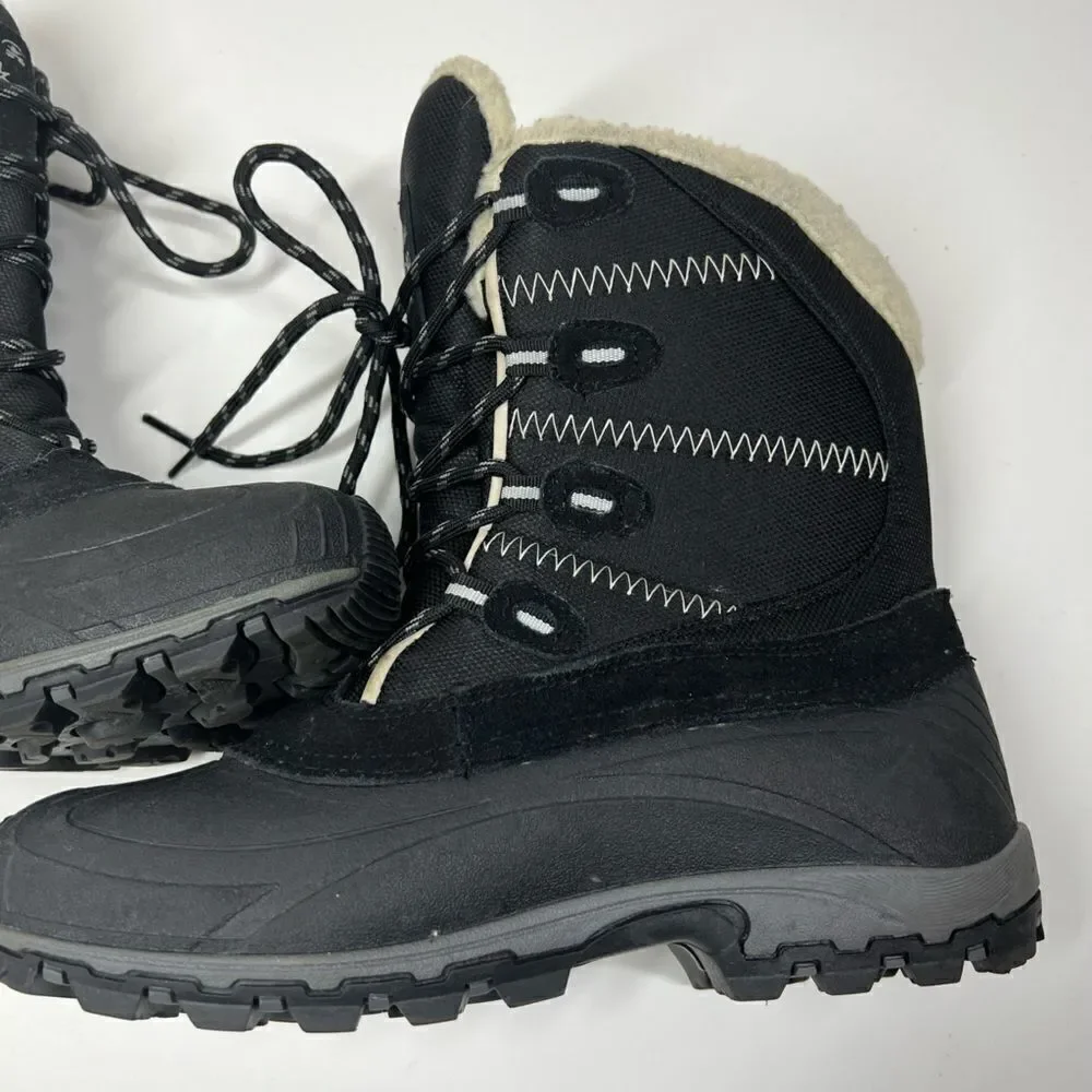 Kamik Sainteanne Waterproof Insulated Boots Size 10 Black